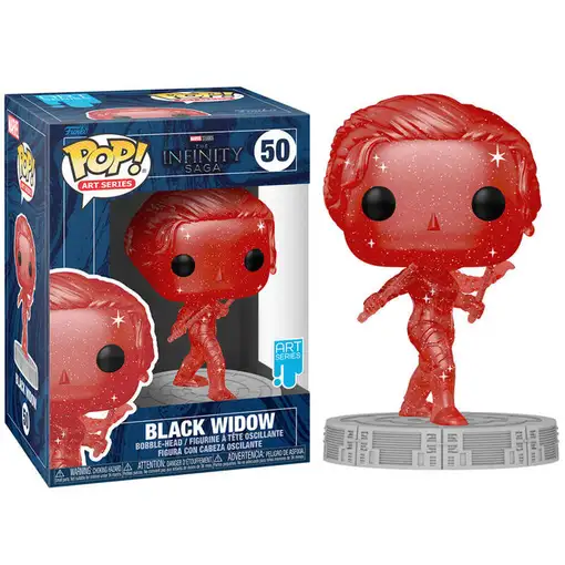 Figura pop marvel infinity saga black widow red