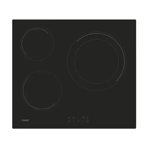 Candy CH63DCC Negro Integrado 59 cm Cerámico 3 zona(s) Candy CH63DCC Negro Integrado 59 cm Cerámico 3 zona(s)