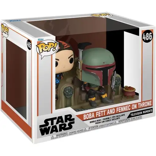 Figura pop star wars mandalorian boba fett and fennec shand