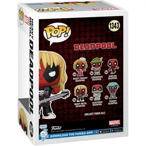 Funko pop marvel deadpool metal band 76078