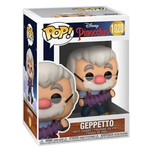 Figura pop disney pinocho geppetto with accordion