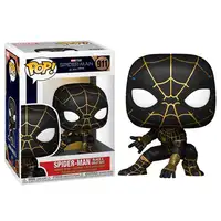 Figura pop marvel spiderman no way home spiderman black & gold suit