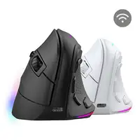 Mars Gaming MM-SK, Ratón Gaming Inalámbrico Vertical, Diseño Ergonómico, Iluminaci