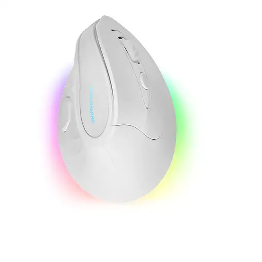 Mars Gaming MM-SK, Ratón Gaming Inalámbrico Vertical, Diseño Ergonómico, Iluminaci