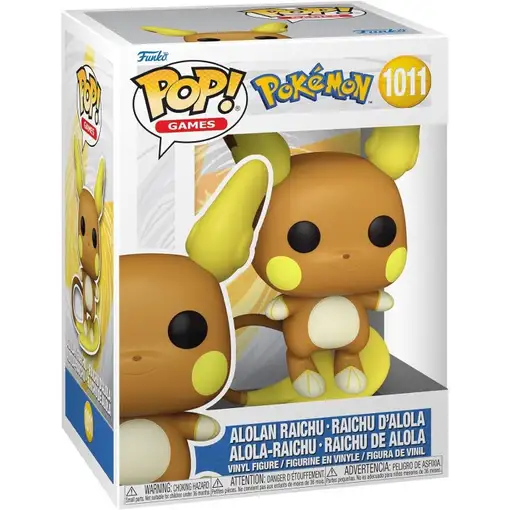 Funko pop pokemon raichu de alola fk85800