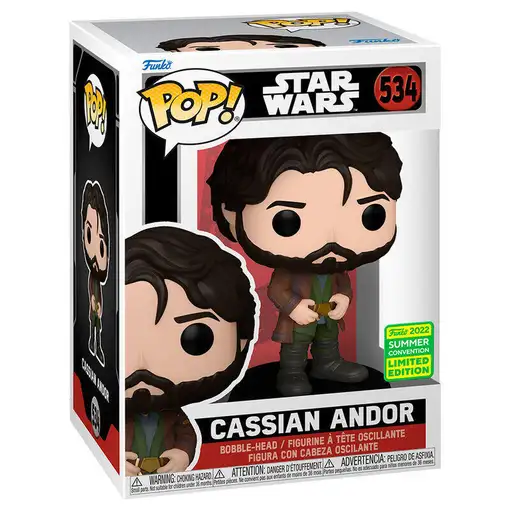 Figura pop star wars cassian andor exclusive