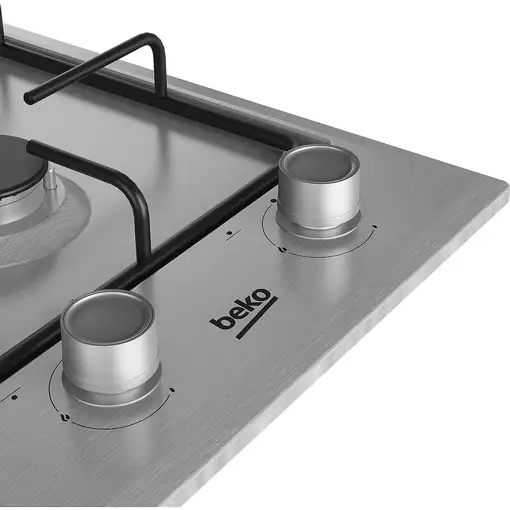 Beko HDCG 32220 FX Acero inoxidable Integrado 29 cm Encimera de gas 2 zona(s)