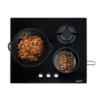 CATA CCI 6021 BK Negro Integrado 59 cm Encimera de gas 3 zona(s)
