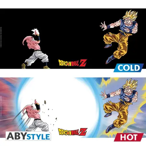 Taza Térmica de Cerámica Abystyle Dragon Ball Modelo Goku Vs Buu