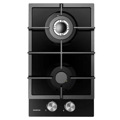 Infiniton GAS-CR2B Negro Integrado Encimera de gas 2 zona(s)