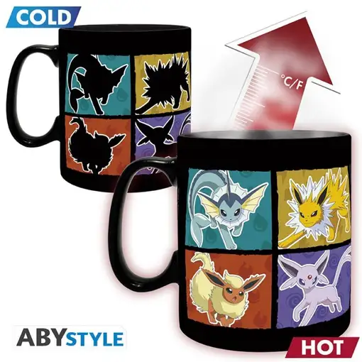 Taza Térmica de Cerámica Abystyle Pokémon Modelo Eevee