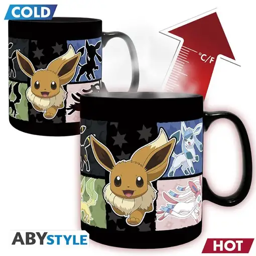 Taza Térmica de Cerámica Abystyle Pokémon Modelo Eevee