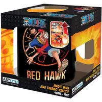 Taza Térmica de Cerámica Abystyle One Piece Modelo Luffy & Sabo