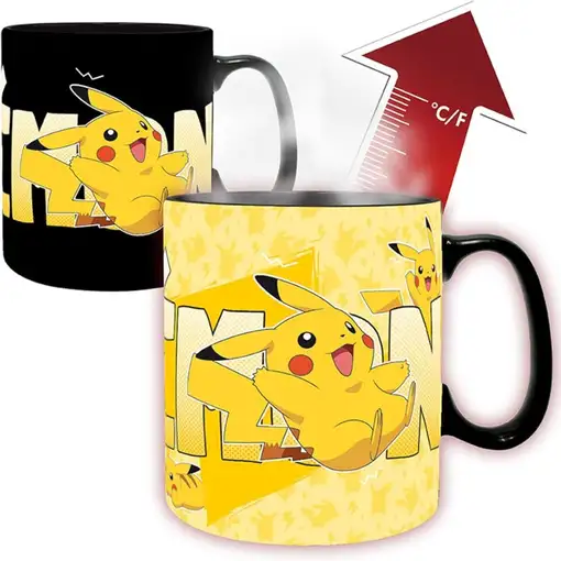 Taza Térmica de Cerámica Abystyle Pokémon Modelo Pikachu