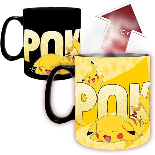 Taza Térmica de Cerámica Abystyle Pokémon Modelo Pikachu
