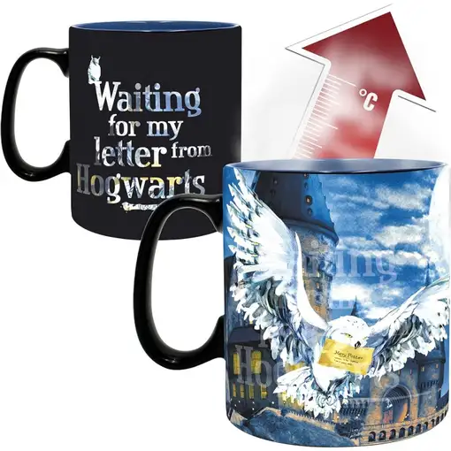 Taza Térmica de Cerámica Abystyle Harry Potter Modelo Carta