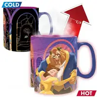 Taza Térmica de Cerámica Abystyle Disney Modelo Bella y Bestia