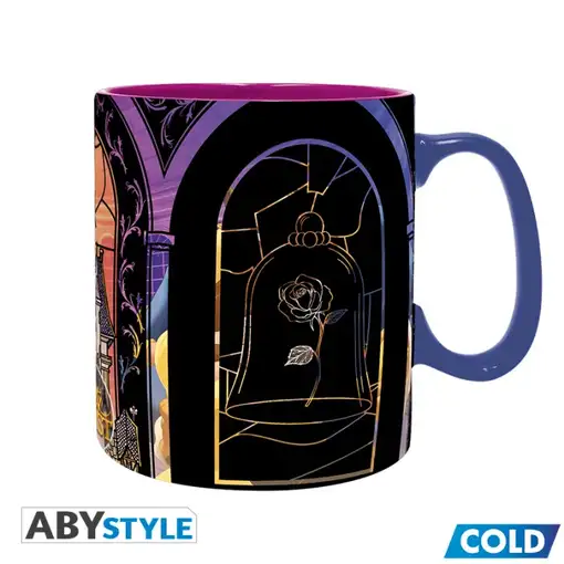 Taza Térmica de Cerámica Abystyle Disney Modelo Bella y Bestia