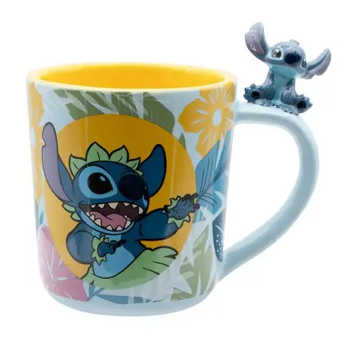 Taza de Cerámica Abystyle Disney Modelo Stitch Hawaiano