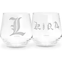 Set de 2 Vasos Abystyle Death Note  Modelo Kira y L