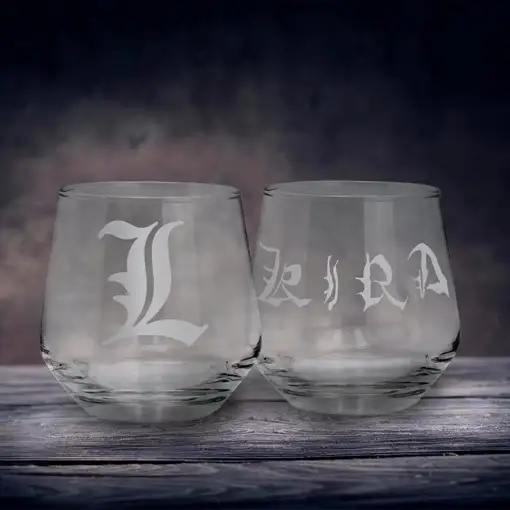 Set de 2 Vasos Abystyle Death Note  Modelo Kira y L