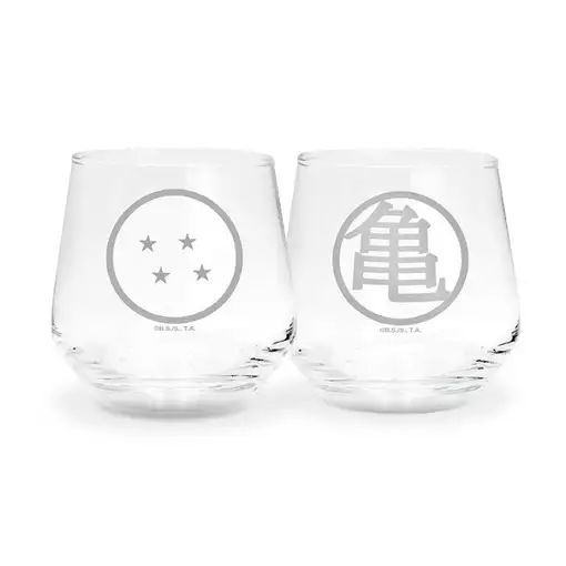 Set de 2 Vasos Abystyle Dragon Ball Modelo Kame y Dragon Ball Set de 2 Vasos Abystyle Dragon Ball Modelo Kame y Dragon Ball