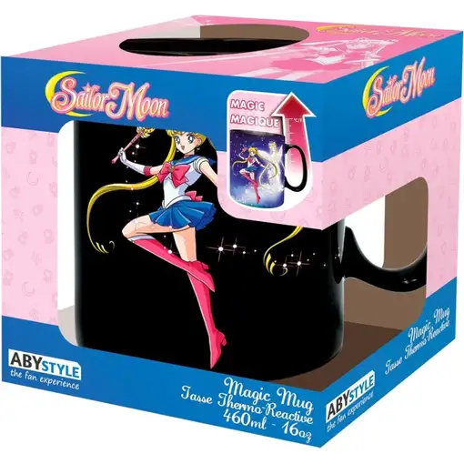 Taza Térmica de Cerámica Abystyle Sailor Moon Modelo Sailor y Chibi