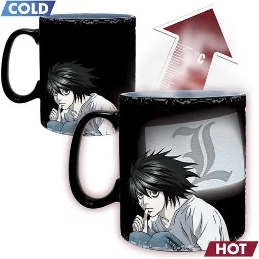 Taza Térmica de Cerámica Abystyle Death Note Modelo Kira & L