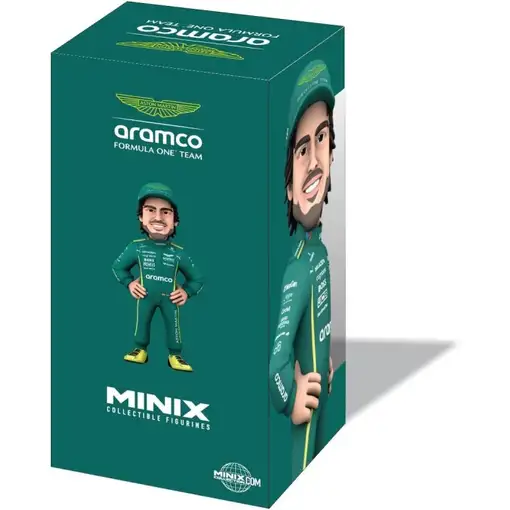 Figura Minix Formula 1 Aston Martin Fernando Alonso Modelo 107