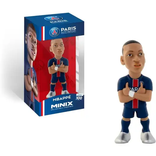 Figura Minix Football Stars Mbappé PSG Modelo 100