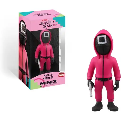Figura Minix El Juego del Calamar S2 Guardia Enmascarado Cuadrado Modelo 158