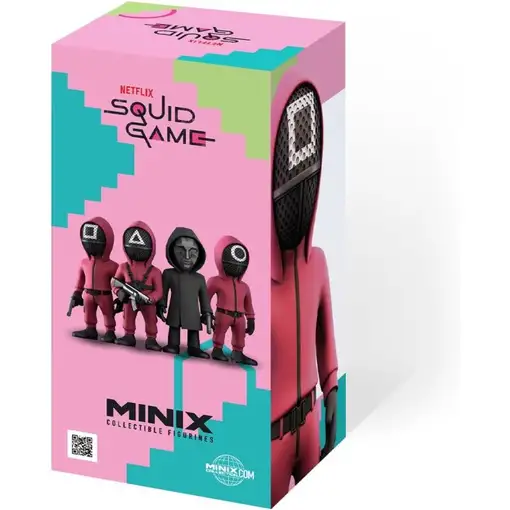 Figura Minix El Juego del Calamar S2 Guardia Enmascarado Cuadrado Modelo 158