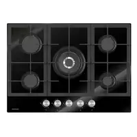 Infiniton 78GLN52 Negro Integrado Encimera de gas 5 zona(s)