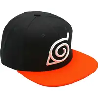 Gorra Abystyle Naruto Shippuden Modelo Konoha Color Negra