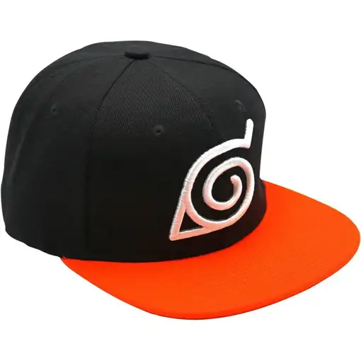 Gorra Abystyle Naruto Shippuden Modelo Konoha Color Negra