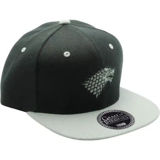 Gorra Abystyle Juego de Tronos Modelo Stark Color Negra