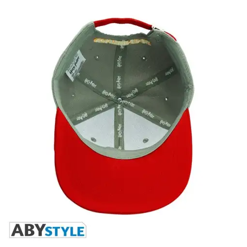 Gorra Abystyle Harry Potter Modelo Gryffindor Color Gris