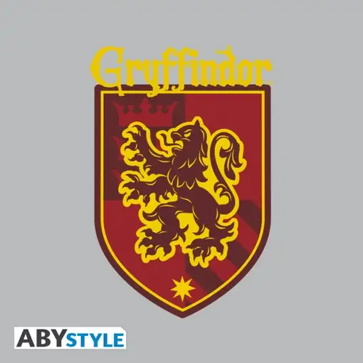 Gorra Abystyle Harry Potter Modelo Gryffindor Color Gris