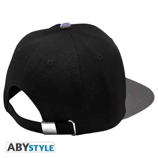 Gorra Abystyle One Piece Modelo Calavera Color Negro y Gris
