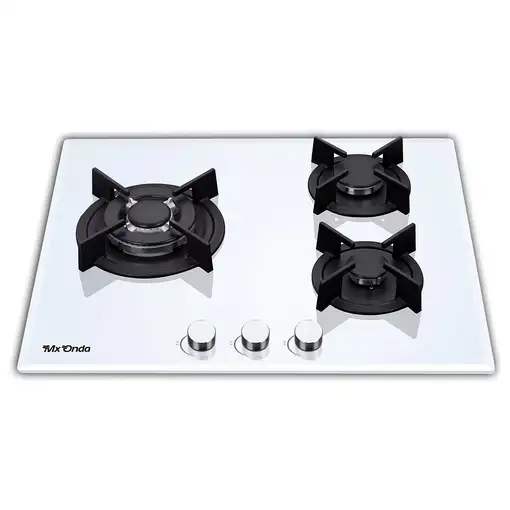 Mx Onda MX-PG2200B hobs Blanco Integrado 60 cm Encimera de gas 3 zona(s)