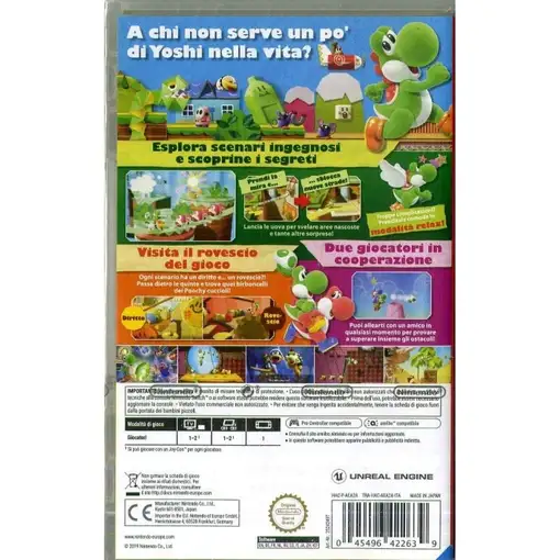 Juego Yoshi`s Crafted World para Nintendo Switch