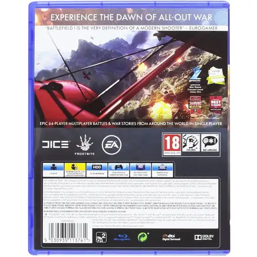 Juego Battlefield 1 Para Playstation 4 | PS4