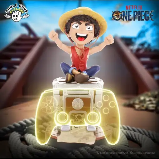 Soporte Cable Guys para Mando o Móvil Modelo One Piece Monkey D. Luffy