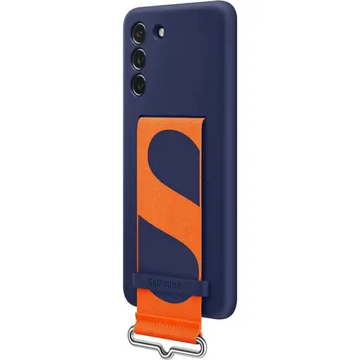 Funda Samsung de Silicona con Correa para Galaxy S21 FE Navy Modelo EF-GG990TN