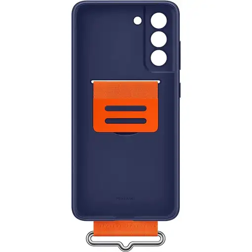 Funda Samsung de Silicona con Correa para Galaxy S21 FE Navy Modelo EF-GG990TN