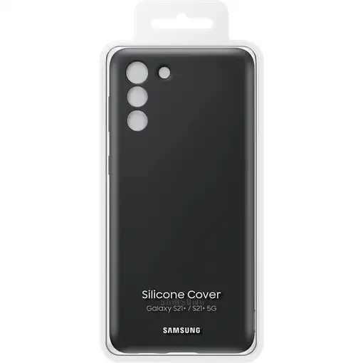 Funda Samsung de Silicona Para Galaxy S21 Plus Negra Modelo EF-PG996TB