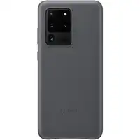 Funda Samsung en piel para Galaxy S20 Ultra Gris EF-VG988LJ