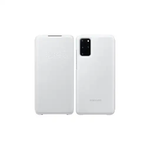 Funda Smart Led View Para Samsung Galaxy S20 Plus Color Blanco Modelo EF-NG985PW