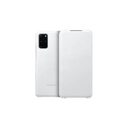 Funda Smart Led View Para Samsung Galaxy S20 Plus Color Blanco Modelo EF-NG985PW