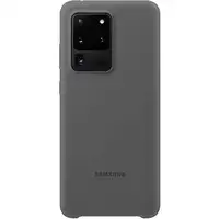 Funda Samsung Silicona Para Galaxy S20 Ultra Color Gris Modelo EF-PG988TJ Nuevo